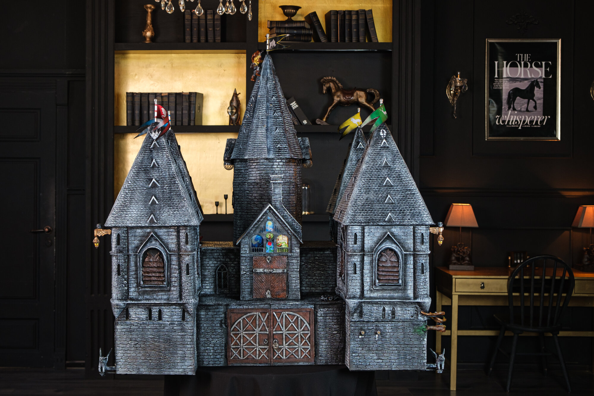 A fully built, highly detailed turnkey escape room castle, versus building one yourself from scratch